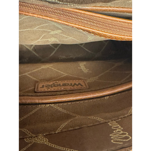 Wrangler Brown Floral Embossed Western Fringe Crossbody Shoulder Bag Cowgirl - Picture 11 of 11